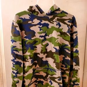 Boys Joe boxer camo hoodie